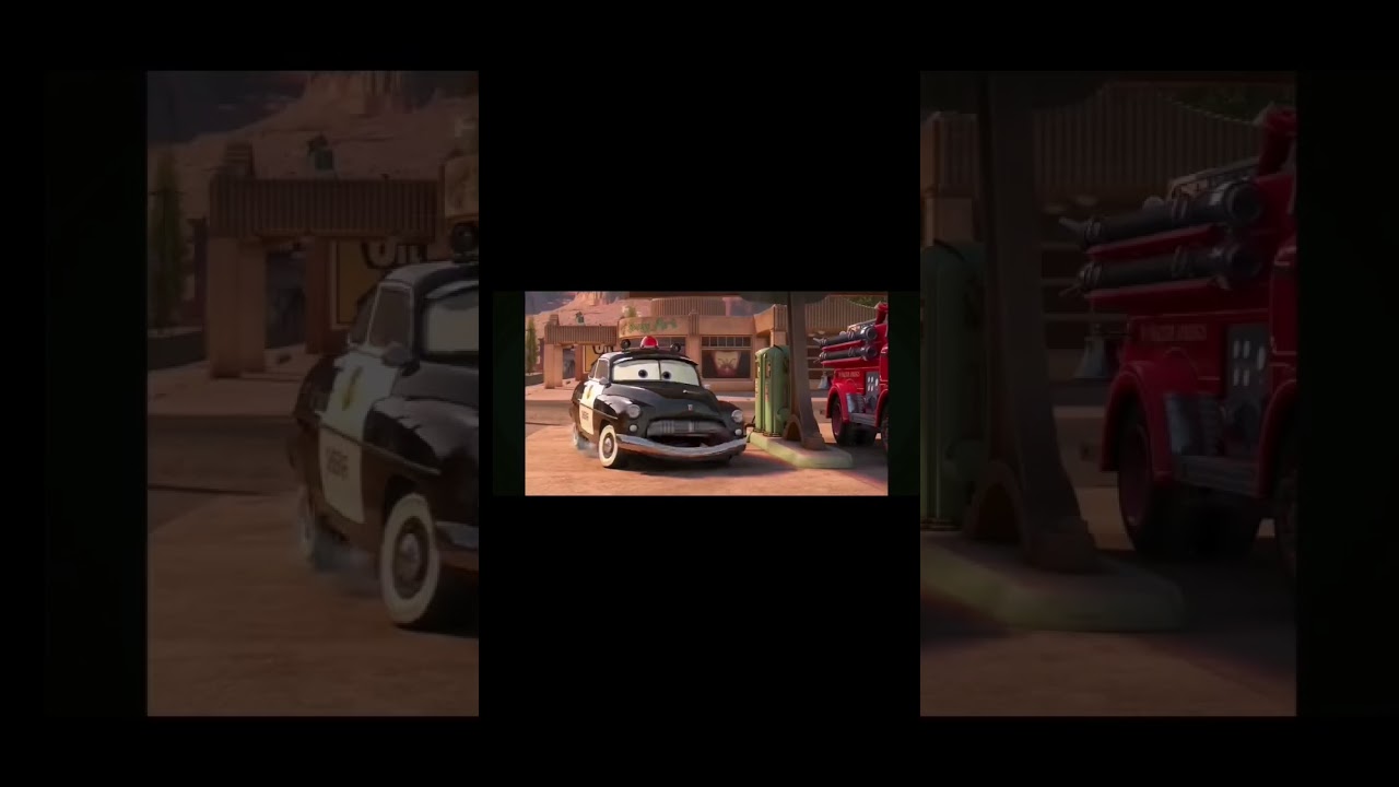 #disneyland #disneyparks radiator springs racers sheriff doc Hudson