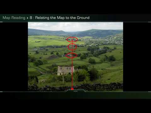 Map Reading: 8 Relating Map to Ground