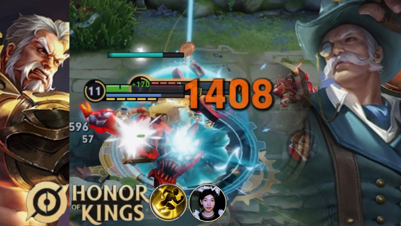 Honor of Kings（Huang Zhong）Counterattack against Luban n°7｜Contra-ataque contra Luban n°7