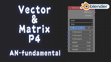 [Tut] local transform in vector and matrix; Blender Animation Nodes; AN-fundamental