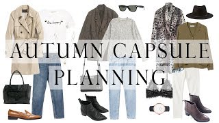 Autumn capsule wardrobe | Part 1:  visual idea and planning