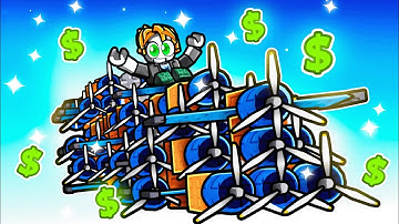 Spending Robux for the FASTEST Plane on Build a Plane!