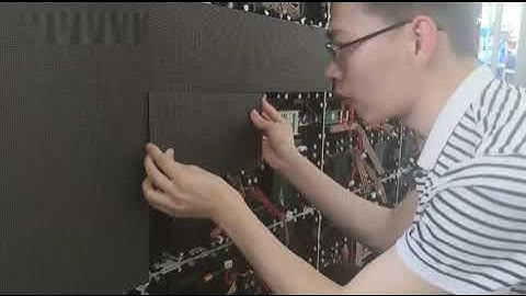 640x480mm real installation video