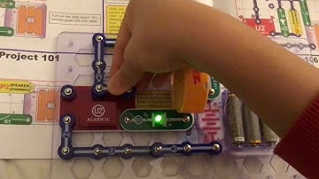 SNAP CIRCUITS ARCADE QUIETER ALARM CIRCUIT MACHINE GUN EUROPEAN SIREN FIRE ENGINE