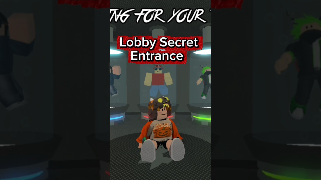 Вход в секретный колодец в лобби MM2 в обновлении «Хэллоуин»