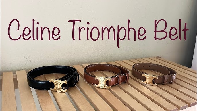 Celine Triomphe Belt Review - 6 mths Wear & Tear - whatveewore