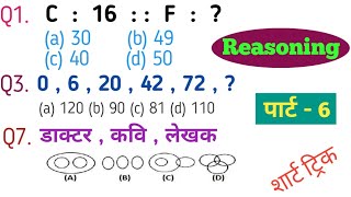 Reasoning class (रीजनिंग सेट प्रैक्टिस) railway, CHSL , CGL , Up police , MTS NTPC, Reasoning ssc GD