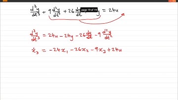 Converting Transfer Functions into state space models