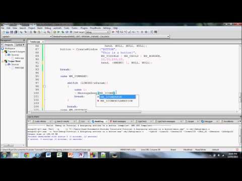 Windows.h C++ Tutorial 4: Preforming Button Actions