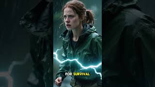 Caught in a Wild Storm ⛈️ #survivalchallenge #extremesurvival #ancientpuzzles #shorts