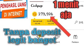 Main HP 1 menit aja di bayar Tanpa deposit  Legiit banget aplikasi cashpop screenshot 4