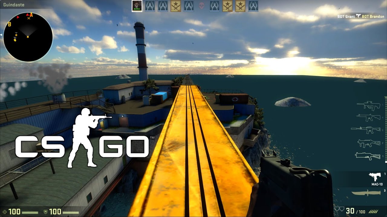CS:GO Gameplay - Oil Rig Combat Arms !!! - YouTube