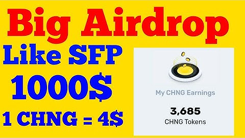 Chainge Finance Big Airdrop 1 CHNG = 4$ | Chainge Finance Unlimited Trick Earn CHNG | Same SFP+Juld