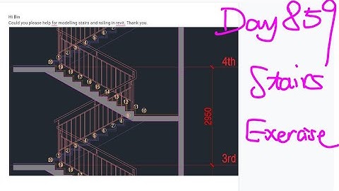 Revit Exercise (Day 859) - Basic Stairs Exercise