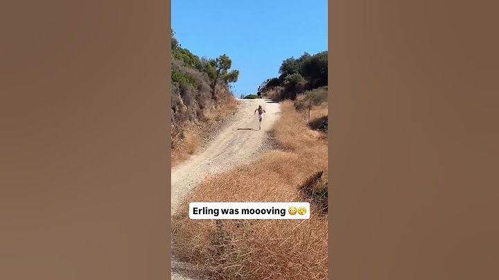 Erling Haaland putting the work in before returning to Manchester City pre-season 💪 (via @erling/IG)