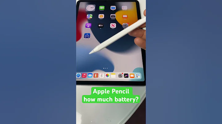 Apple Pencil - how much battery life left?