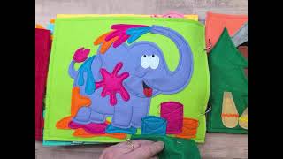 ZANY ZOO Quiet Book PDF Pattern by LindyJDesign at Etsy.com/shop/LindyJDesign