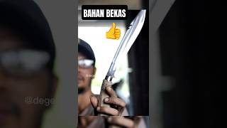 Kreatifbahan Bekas Bisa Jadi Pisau Badik  blacksmithing pandebesi knife asmr shorts