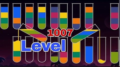Water Sort Puzzle Level 1007...