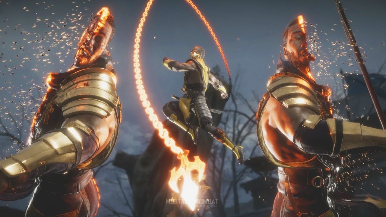 MK11   Scorpion All Fatalites Brutalities Fatal Blows Gameplay