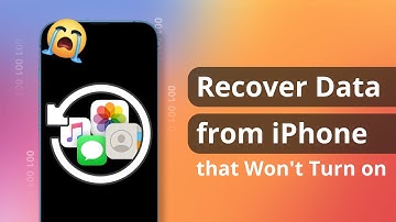 [4 Ways] How to Recover Data from iPhone that Won