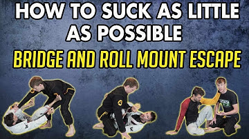 BJJ Lesson 34: Why We Did Not Teach The Bridge and Roll Escape From Mount - Fundamentals Of Escaping
