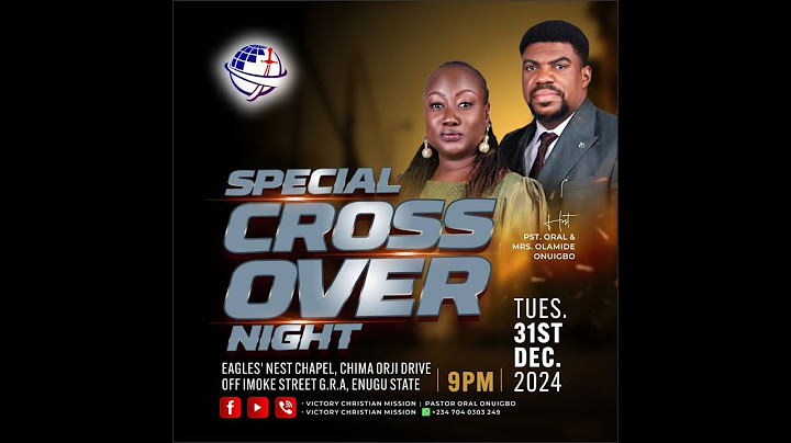 DECEMBER 2024 CROSS OVER SERVICE. 31/12/2024