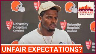 Is the Cleveland media the main reason that Deshaun Watson has had minimal success since the trade