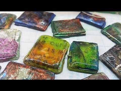 Diy CD tiles FAST Upcycle old cds into mosaics tiles/inches Art