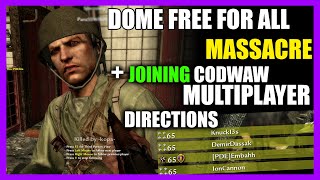 CODWAW Players Vote FREE FOR ALL On The SMALLEST MAP + Joining Multiplayer w/ Directions