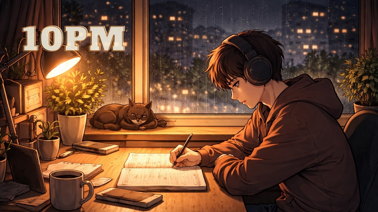 10PM – Quiet Determination | Late Night Study Soundtrack