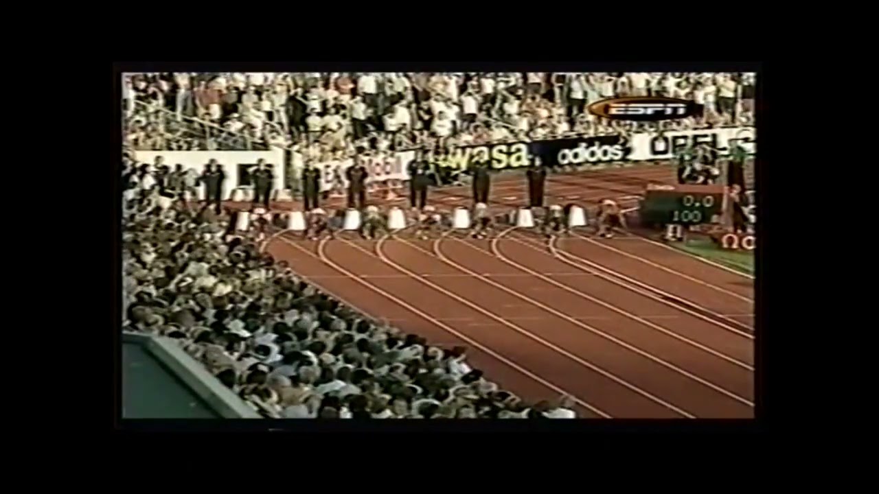 2003 Oslo 100m  -0.1w  10.12 Mark Lewis-Francis  27.6.03
