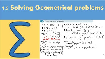 1.5 Solving Geometrical Problems (FP1 - Chapter 1: Vectors)
