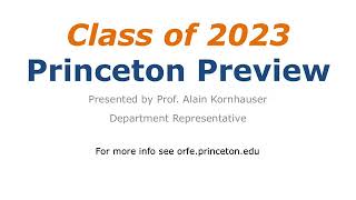 Princeton Preview Class of 2023