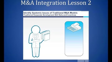 M&A Integration Lesson2
