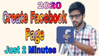 How To Create Facebook Page| 2020|Facebook Page Kaise Khole | Ki Bhabe Facebook Page Khulbo| KR Tech