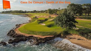 VIRTUAL GOLF - Playing the first 9 holes at Casa De Campo - Teeth of the Dog