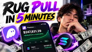HOW I EASILY RUG PULL A MEME COIN IN 5 MINUTES (+$247,831 😮)