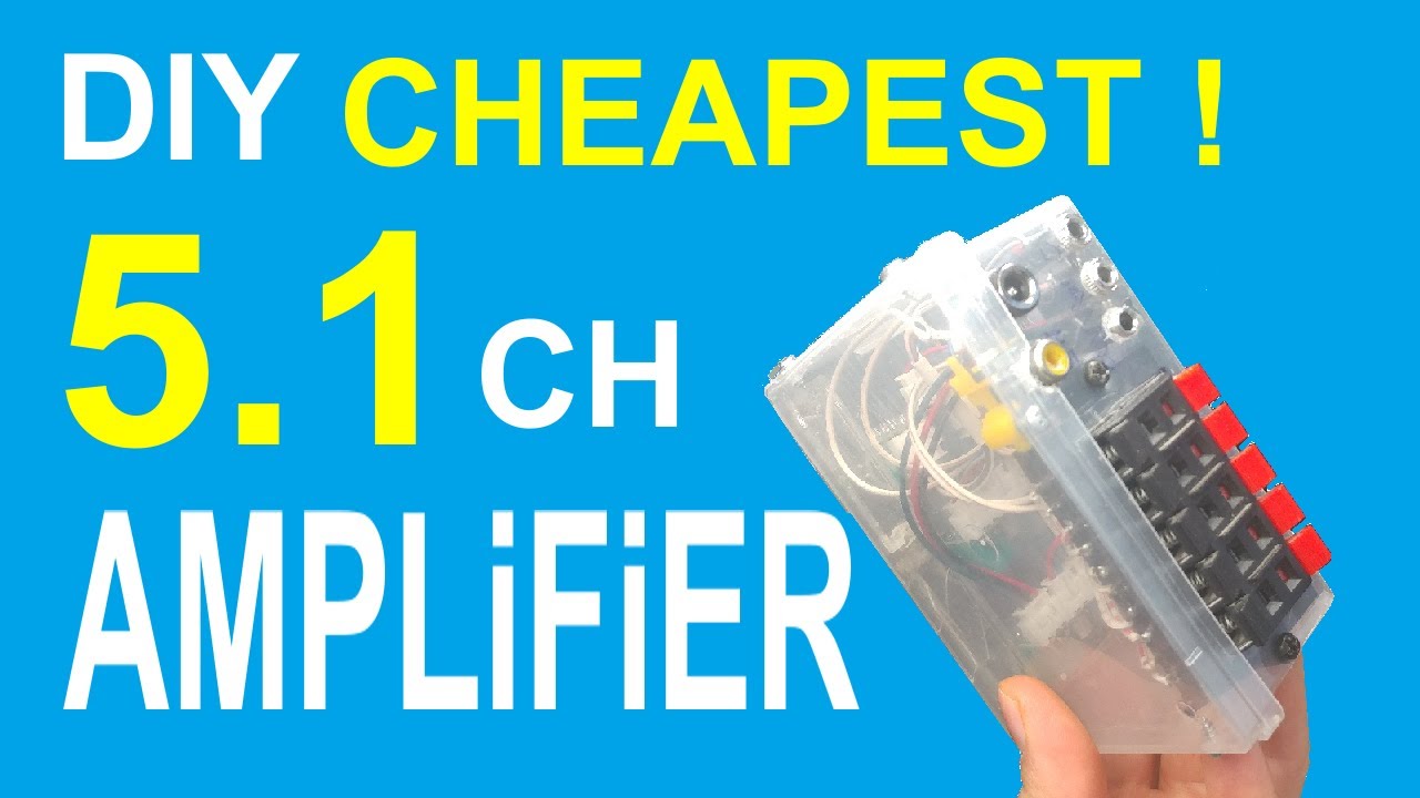 DIY Cheapest 5.1 Amplifier / Çok ucuza 5.1 Kanal Amfi Yapımı