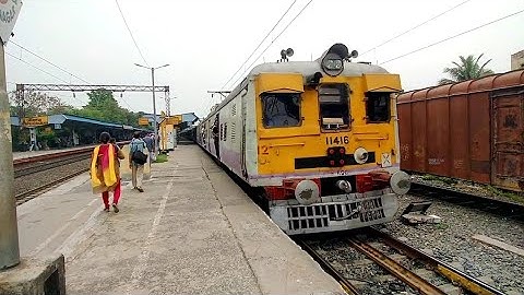 37828 Down Bardhaman Howrah Galloping Local | Indian Railway