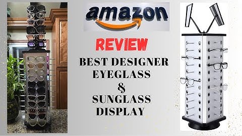 Best Designer Sunglasses Display - Unboxing, Building It & Review - Rotating Organizer Display Stand
