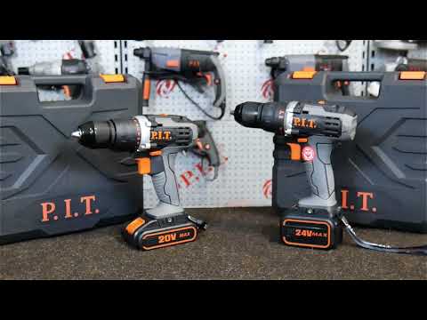 Аккумуляторные ударные дрели-шуруповерты PIT PSR20-C2 и PSR24-C2