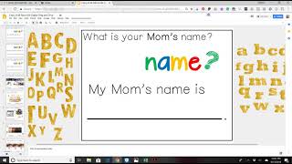 All About Me Digital Interactive Book