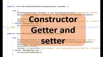 Lập trình JAVA - Cách dùng Constructor, Getter và Setter để truyền và lấy dữ liệu