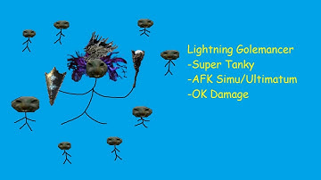 [3.26] Lightning Golem Elementalist - Tanky Simulacrum/Ultimatum All Rounder