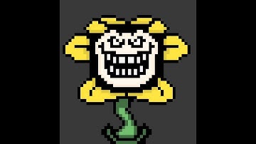 Flowey undertale pixel animation