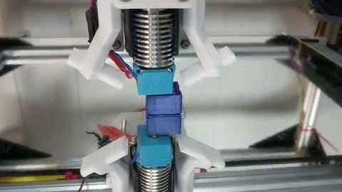 Folgertech FT-5 R2 modified with FredFlinstone5 Carriage, E3d V4, E3d Titan, Duet Wifi