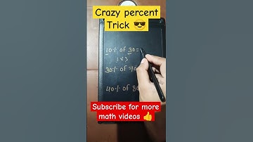 Find percentages in seconds | percentage problems _ shortcuts $ Tricks #percentage #mathack #maths#m