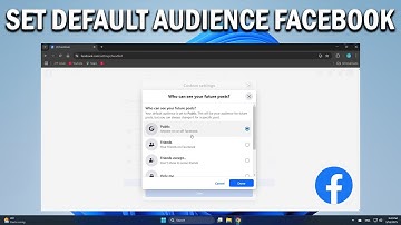 How To Set Default Audience For Posts On Facebook - Easy Fix