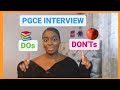PGCE INTERVIEW: PGCE INTERVIEW DOs & DON'Ts!!! 📚🍎